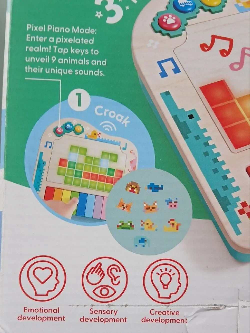 Rainbow Rhythm Piano - Colorful Kids Toy Piano